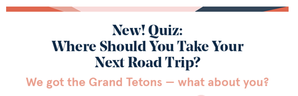 Road Trip Quiz