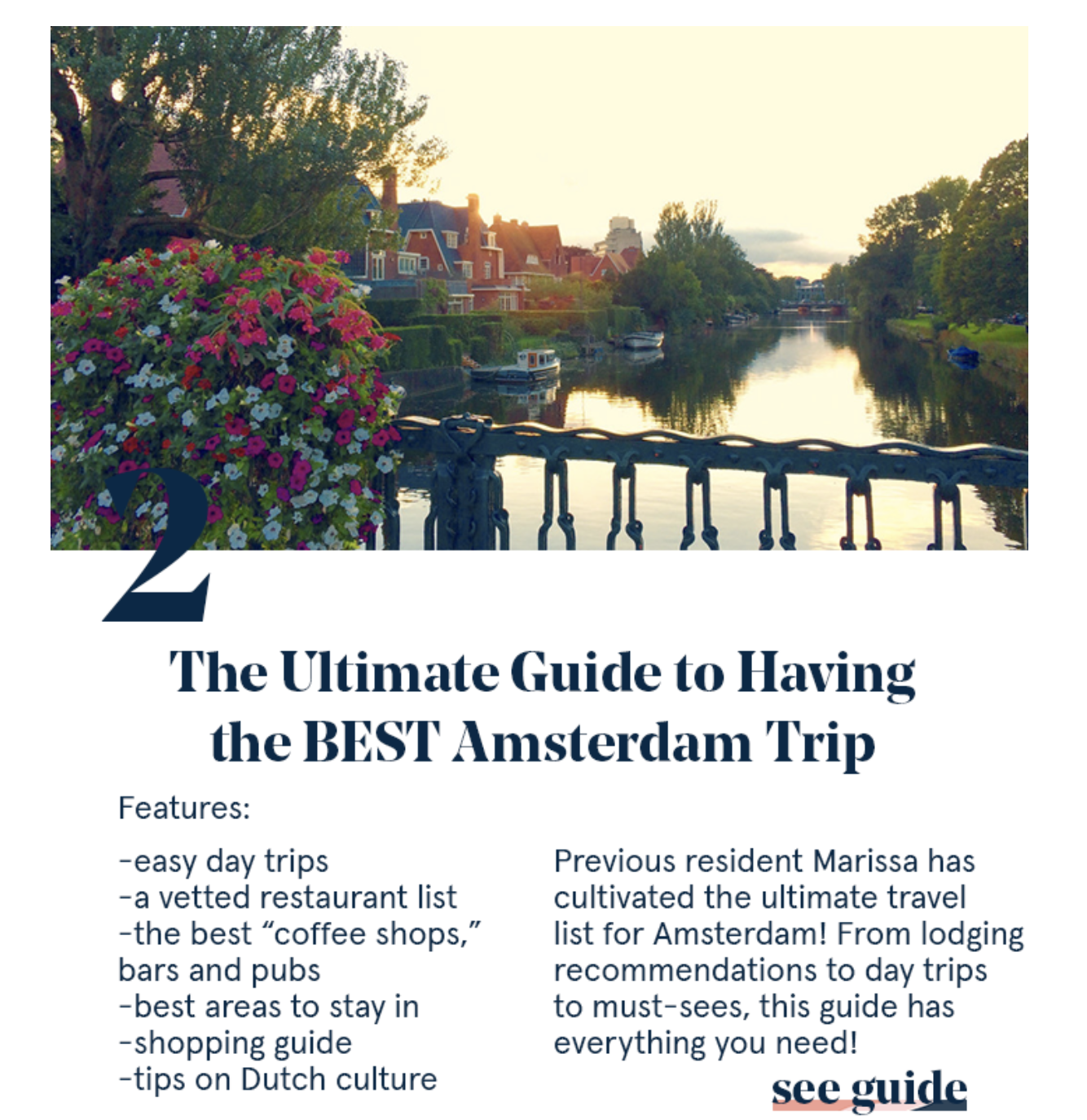 The Best Amsterdam Travel Guide