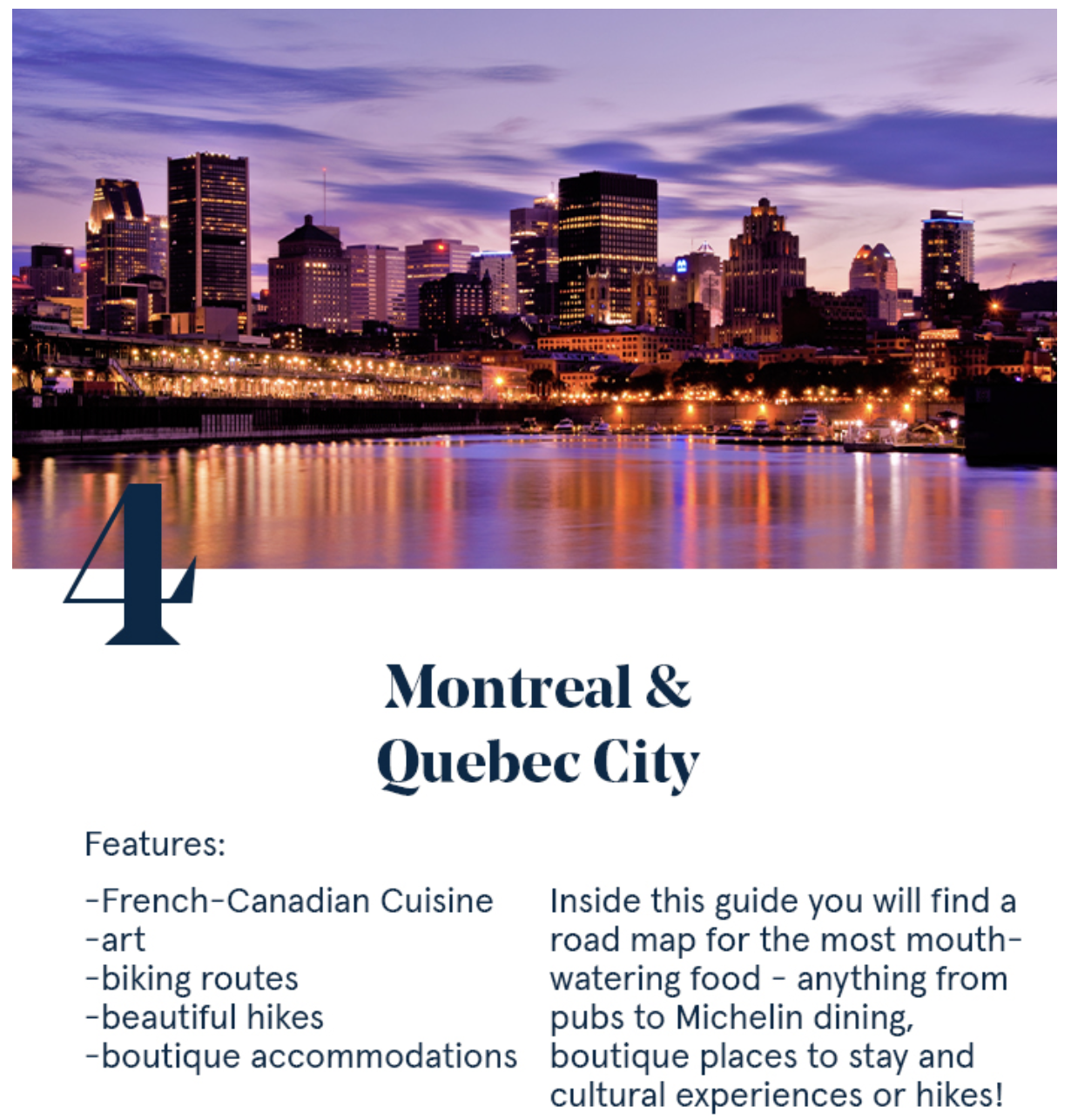 Montreal and Quebec City Travel Guide