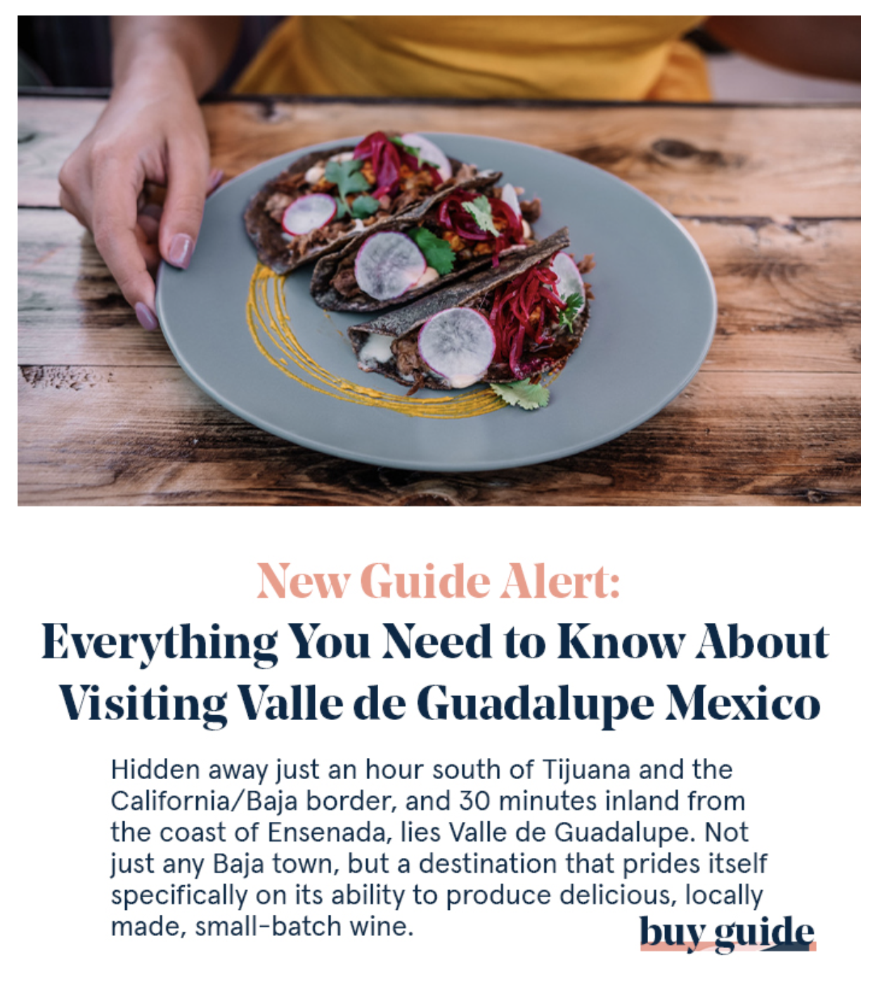Valle de Guadalupe Travel Guide