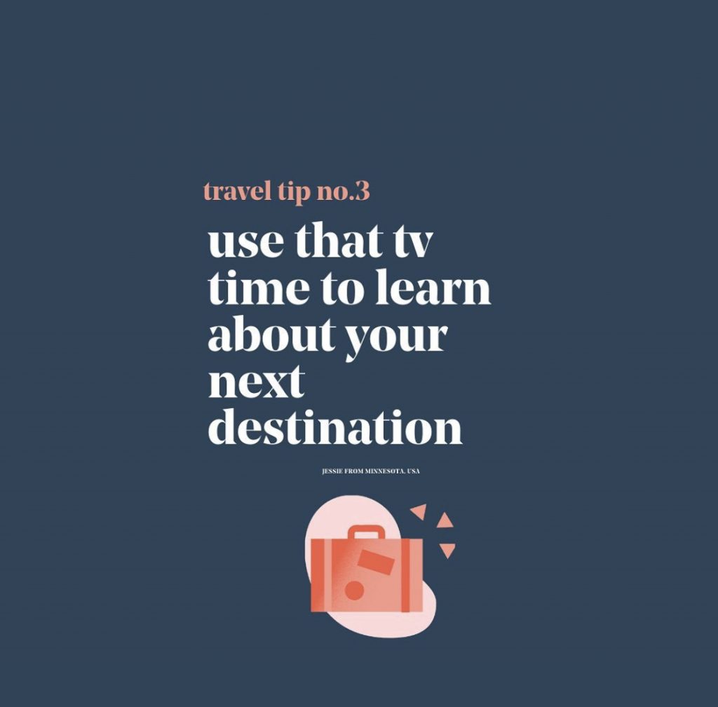 Quarantine Travel Tip